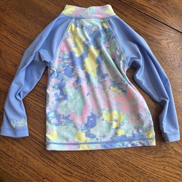 UV Skinz Girls Rash Guard Long Sleeve 4T Tropical Swim Beach UPF Outdoors Turtle - Picture 9 of 11